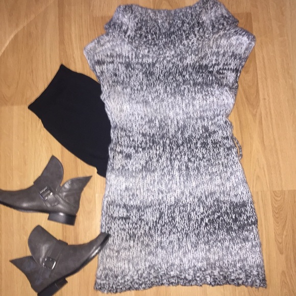 Derek ❤️ Heart Sleeveless Cowl Neck Mini Dress - Picture 2 of 2